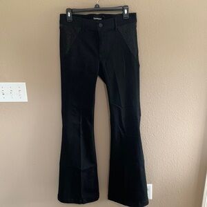 Express bell flare black with sparkle